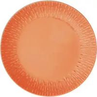 Aida Confetti Lunch Plate W/Relief 1 Pcs . Giftbox - Orange - Ø 25.3 CM x 25.3