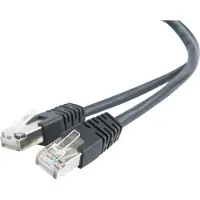 Gembird PP22-1M/BK, 1 m, Cat5e, RJ-45, RJ-45, Musta