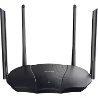 Tenda TX9 PRO, Wi-Fi 6 (802.11ax), Kaksitaajuus (2,4 GHz/5 GHz), Ethernet LAN, Musta, Pöytäreititin (TX9PRO)