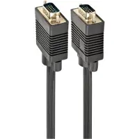 Gembird VGA/VGA 30m, 30 m, VGA (D-Sub), VGA (D-Sub), Uros, Uros, Musta (CC-PPVGA-30M-B)