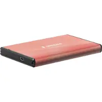 Gembird EE2-U3S-3-P, HDD-kotelo, 2.5", SATA, 5 Gbit/s, USB-liitettävyys, Vaaleanpunainen