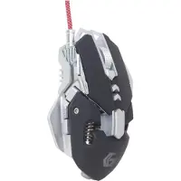 Gembird MUSG-05, USB A-tyyppi, 4000 DPI, Musta, Hopea