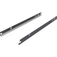 Rittal IT 7100.400, Kehikkokisko, Terästä, Harmaa, 2 kpl, 2,6 kg (7100400)