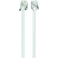 Gembird TC6P4C-3M, 3 m, RJ11, RJ11, Uros, Uros, Valkoinen