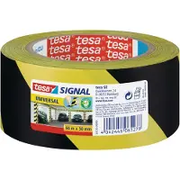 TESA Signal Markierungsklebeband Univ. 66m 50mm gelb/schwarz (58133-00000-02)