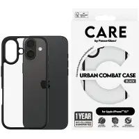 PanzerGlass Care by iPhone 16 Urban Combat -suojakuori, Musta