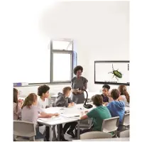 AVer Information F50+ document camera Black 25.4 / 3.2 mm (1 / 3.2) CMOS USB 2.0 (61PF30P000AC)