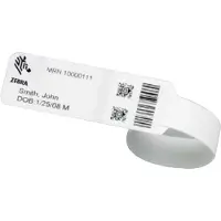 Zebra Wristband, Synthetic, 25.4x201.6mm DT, Lam (10031289K)