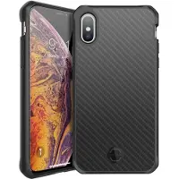 Itskins HybridFusion, Cover, Apple, iPhone Xs Max, 16.5 cm (6.5"), Carbon
