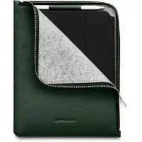 WOOLNUT Leather Folio iPad Air/ Pro 11" (M2/M3/M4/M5) - Green