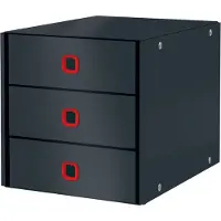 Leitz Cosy Click & Store vetolaatikosto (3-ltk) Harmaa