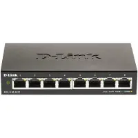 D-Link – DGS 1100-08V2 - kytkin - älykäs - 8 x 10/100/1000 - pöytämalli - AC 100/240 V (DGS-1100-08V2/E)