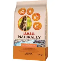 IAMS 2x2,7kg Adult Naturally Cat Adult Salmon Kissanruoka