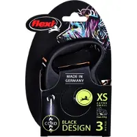 Flexi - Kelatalutin Black Design Cord Hopea, XS, 3m, max 8kg - Koirat - Kaulapannat