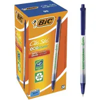 BIC Kuulakärkikynä Clic Stic Ecolution sininen, 50kpl
