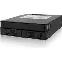 Raidsonic ToughArmor MB994IPO-3SB 5,25" asemaräkki, 2x 2,5" + Slim ODD, SATA/SAS, hot swap, musta