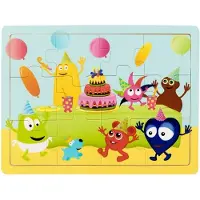 Babblarna - Babblarnas Party, 12 Pcs, 3- 6 Y - Blue - 30X21CM