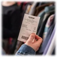 Brother DIRECT THERMAL RECEIPT 79MM CONTINUOUS (PK OF 24) (BDE1J000079040)