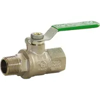 Pettinaroli F x m heavyduty fullway ball valve Vihreä steel lever tea t