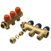 Wavin Tigris Fordelerrørssæt 1 5vejs Inkl. 20x2,0 mm Pex koblingssæt