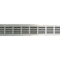 Unidrain -ritilä 3 mm:n vahvuisesta AISI 304 ruostumattomasta teräksestä ClassicLine-kehykseen - malli Stripe, pituus 1200 mm