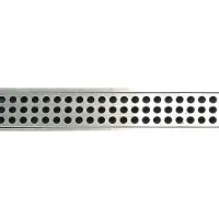 Unidrain -ritilä 3 mm:n vahvuisesta AISI 304 ruostumattomasta teräksestä ClassicLine-kehykseen - malli Classic, pituus 1200 mm