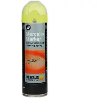 DVA Mercalin Merkintä spray Keltainen 500 ml.