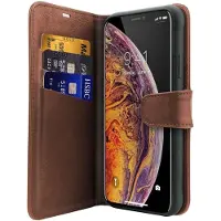 Itskins BOOK cover til iPhone XS Max&reg;. Brun