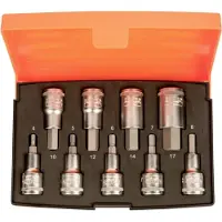 Bahco Hylsysarja S9HEX; 9 kpl.