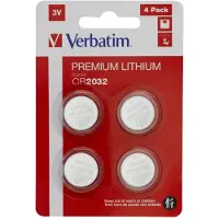 Verbatim – Lithium battery CR2032 3V 4 pack (49533)