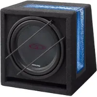 Alpine 12 subwoofer kaapissa 2 ohmia