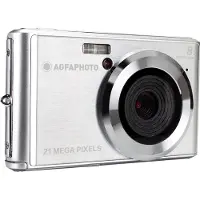 Agfa PHOTO DC5200 kompakti digitaalikamera - 21 Mp CMOS-kenno - 8X zoom - 2,4 tuuman LCD-näyttö - hopea