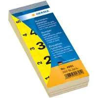 Herma 4891, Keltainen, Suorakulmio, 28 mm, 56 mm, 500 kpl, Saksa