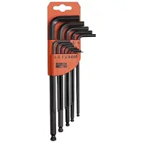 Bahco Kuusiokoloavain BE-9780; 0,050-5/16''; 12 kpl.