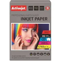 ActiveJet A6 valokuvapaperi 200 kpl AP6-260GR200