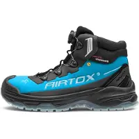 AIRTOX INTERNATIONAL A/S TX66 turvajalkine,TransAm, Whitelayer naulaanastumissuoja, PRO smart lacing, TPU-pohja, Musta/sininen - Koko 40