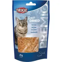 Trixie Friandise 100 % kuivattuja katkarapuja 25 g, kissoille. -