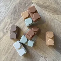 Nuuroo Rakennuspalikat Silikoni 10-pack, Brown