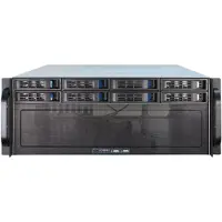 Inter-Tech 4U-4408, Teline, Palvelin, Musta, Hopea, ATX, EATX, mikro ATX, Mini-ITX, SSI EEB, Terästä, 4U (88887191)