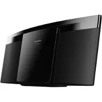 Panasonic Kompakt vägghängd microstereo svart