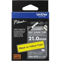 Brother B-ON-W HEAT SHRINK TUBE 21MM YELLOW