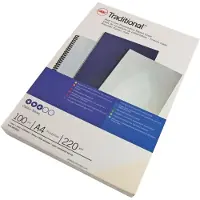 GBC Kierresidontakansi GBC kartonkia A4 350 g valkoinen 100kpl ltk