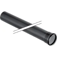Geberit Silent viemäriputki 110x250mm, 1mf, Musta, PP