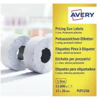 Avery Etykiety cenowe w rolce do metkownic jednorzedowyc