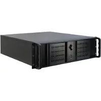 Inter-Tech 3U-3098-S, Teline, Palvelin, Musta, ATX, mikro ATX, Mini-ITX, Terästä, 3U (88887176)