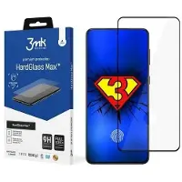 3MK HardGlass Max FP Sam G996 S21+ czarny/black, FullScreen Glass Finger Print ()