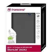 Transcend 2.5” SSD/HDD -kovalevykotelo USB3.1