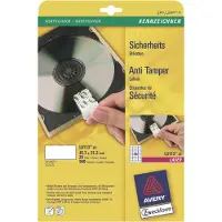 Avery Zweckform L6113-20, White, Rounded rectangle, Permanent, Polyester, Laser/Inkjet, 45.7 mm
