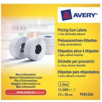 Avery Monikäyttöinen Etiketti Plr1226 12x26 Mm