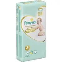 Pampers Premium Care Pants Size 3 kertakäyttöiset housuvaipat 6-11kg 48 kpl